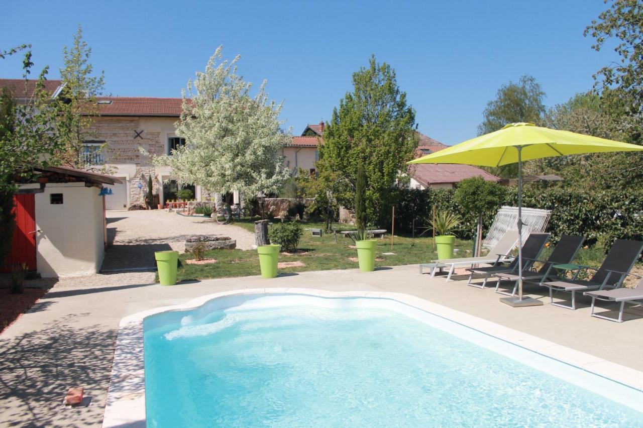 Les Trois Maisons Druillat Exteriör bild